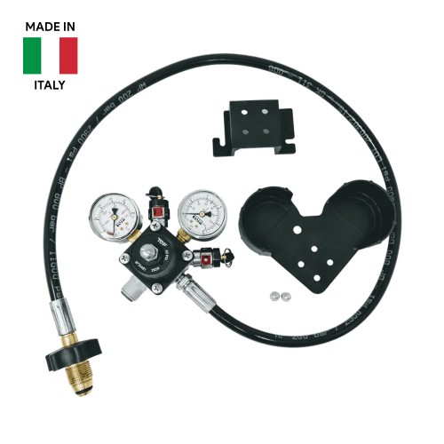 Mixed Gas Primary Regulator - Wall Mounted - Dual Gauge - TOF 