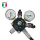 Mixed Gas Primary Regulator - Wall Mounted - Dual Gauge - TOF 